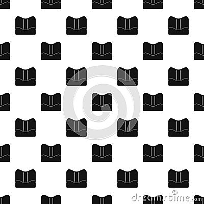 Orthopedic pillow pattern vector Vector Illustration