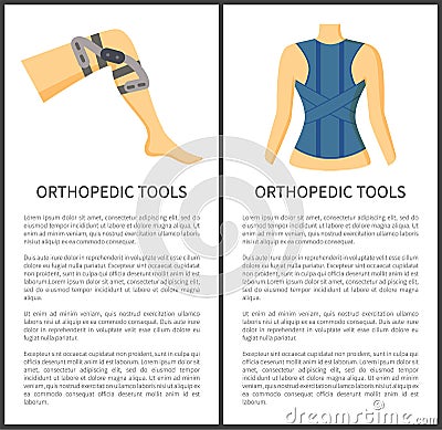 Orthopedic Tools Collection Vector Illustration Vector Illustration