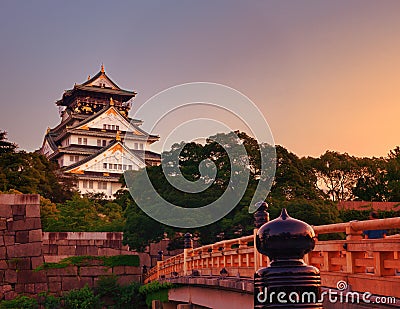 Osaka Castle Stock Photo