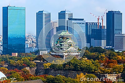 Osaka Castle Stock Photo