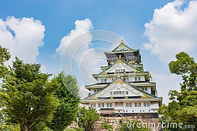 Osaka Castle Japan Editorial Stock Photo