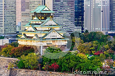 Osaka Castle, Japan Stock Photo