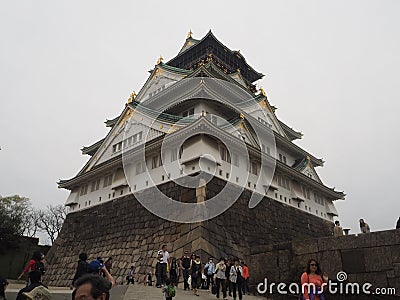 Osaka castle Editorial Stock Photo