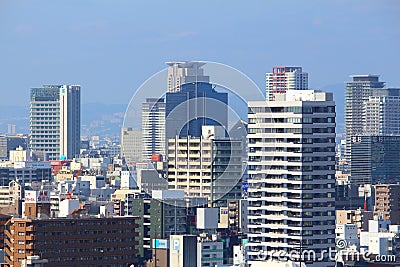 Osaka city, Japan Editorial Stock Photo