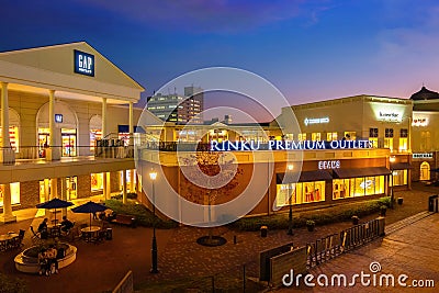 Rinku Premium Outlets in Osaka, Japan Editorial Stock Photo