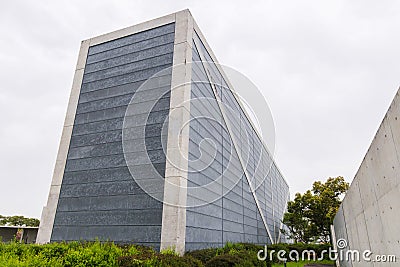 Osaka Prefectural Sayamaike Museum designed by Tadao Ando, Osaka, Japan Editorial Stock Photo