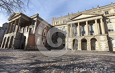 Osgoode Hall, historic building in downtown Toronto in Canada Stock Photo