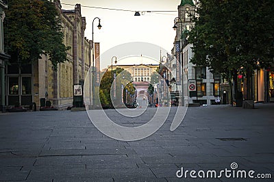 Oslo downtown Editorial Stock Photo