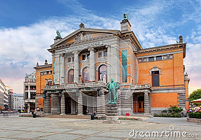 Oslo National theatre, Norway Stock Photo