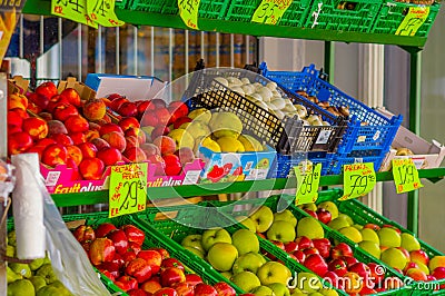 OSLO, NORWAY - 8 JULY, 2015: Typical vegetable Editorial Stock Photo