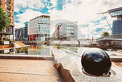 Oslo, Norway. Modern District Of Scandinavian Architecture. Aker Editorial Stock Photo