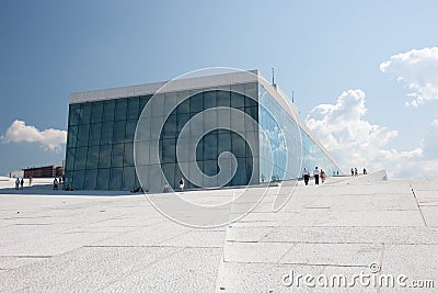 Oslo opera Stock Photo