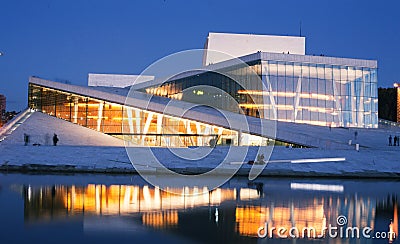 Oslo Opera House Editorial Stock Photo