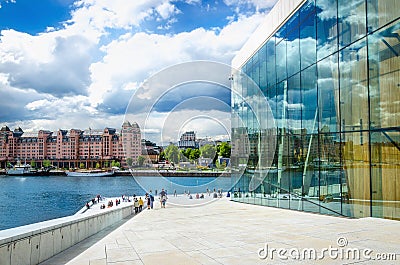 Oslo Opera House in Norway Editorial Stock Photo