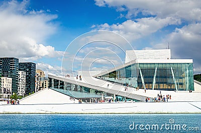 Oslo Opera House in Norway Stock Photo