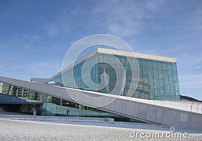 The Oslo Opera House, Norway Editorial Stock Photo