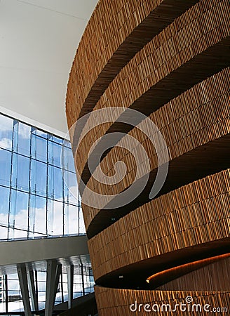 Oslo Opera interior Editorial Stock Photo