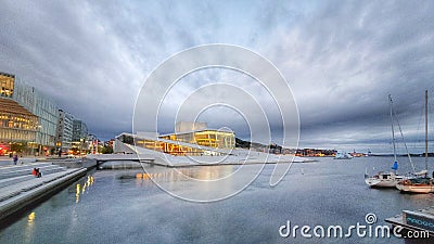 Oslo opera, Norway - august 2021 Editorial Stock Photo