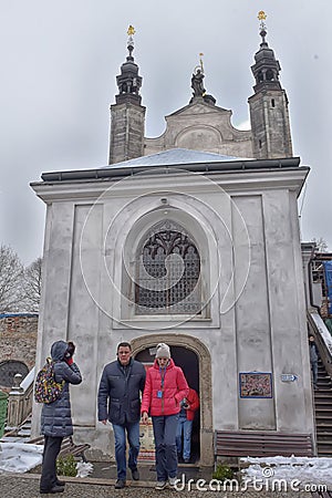 Ossuary Sedlec Cemetery Church of All Saints in Kutna Hora, Czech Republic Editorial Stock Photo