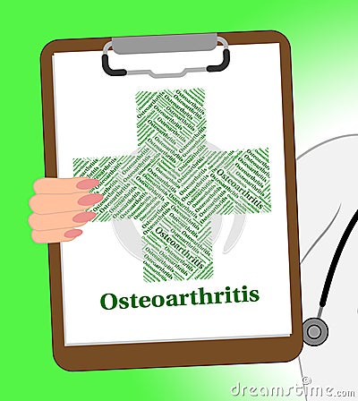 Osteoarthritis Illness Indicates Degenerative Joint Disease Stock Photo