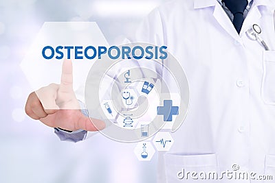 OSTEOPOROSIS Stock Photo