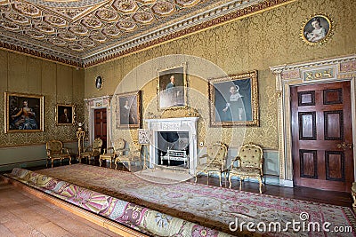 Osterley Park Manor House State Room Editorial Stock Photo