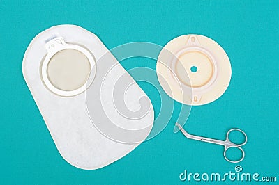 Ostomy supplies Stock Photo