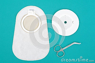 Ostomy supplies Stock Photo