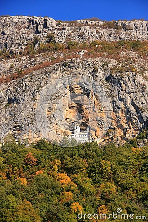 Ostroska Greda and Ostrog Monastery, Montenegro Stock Photo