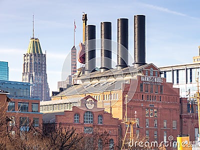 The other side of the Powerplant Editorial Stock Photo