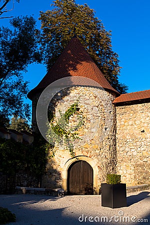 Otocec castle. Stock Photo