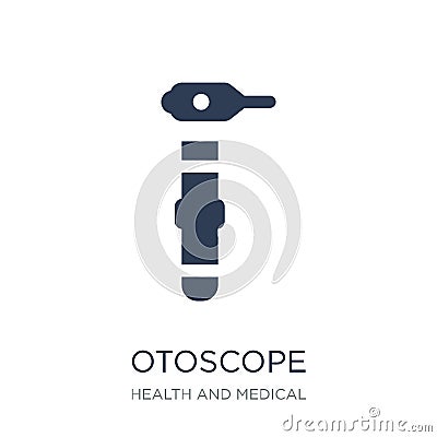 Otoscope icon. Trendy flat vector Otoscope icon on white background from Health and Medical collection Vector Illustration