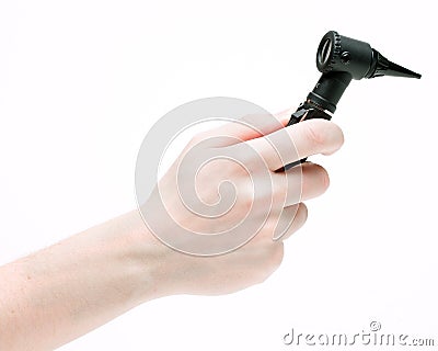 Otoscope - Opthalmoscope Stock Photo