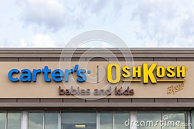 Carter's and Oshkosh store for babies and kids in Ottawa, Canada Editorial Stock Photo