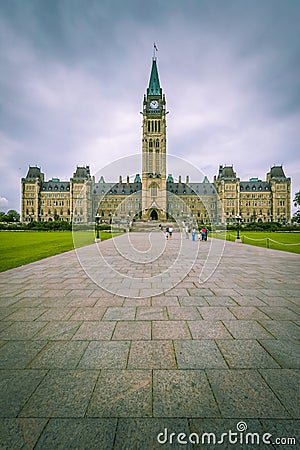 Parliament Hill in Ottawa, Canada Stock Photo