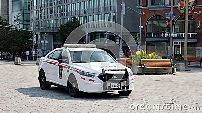 Canadian Forces Military Police car, Editorial Stock Photo