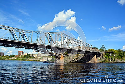 Royal Alexandra Interprovincial Bridge Editorial Stock Photo