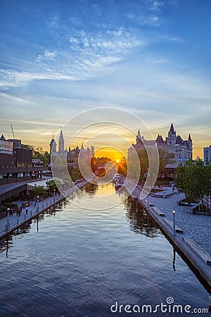 Ottawa Parliament Hill Editorial Stock Photo