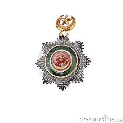 Ottoman medal and insignia collection, great workmanship but no war, artistic, illustration Cartoon Illustration