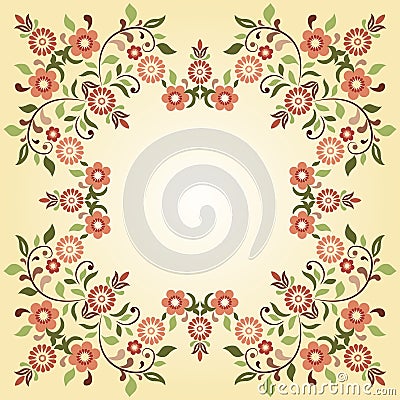 Ottoman motifs design series ninety five Vector Illustration