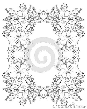 Ottoman motifs oriental design portfolio five Vector Illustration