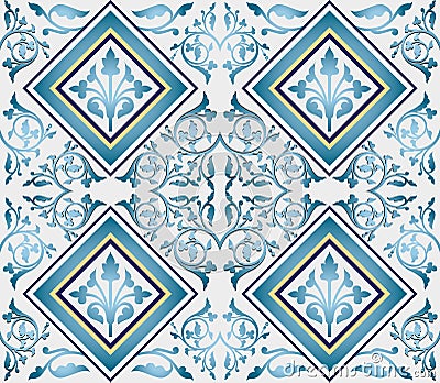 Ottoman pattern Vector Illustration