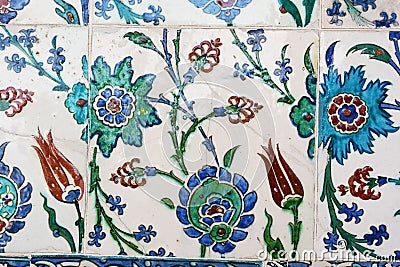 Ottoman Tiles Stock Photo