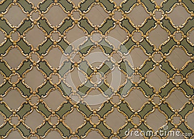 Ottoman Tiles detail in Istanbul Turkey Stock Photo