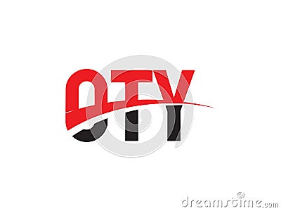OTY Letter Initial Logo Design Vector Illustration Vector Illustration
