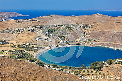 Otzias in Kea, Greece Stock Photo