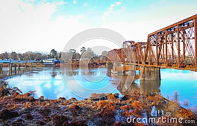 Ouachita River Monroe Stock Photo