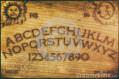 Ouija Board Stock Photo