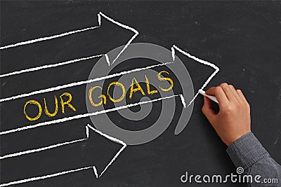 Our Goals Concept Stock Photo