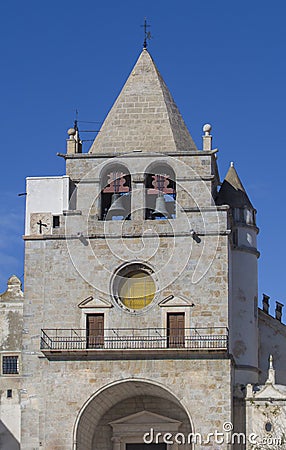 Our Lady of the Assumption Cathedral, Elvas, Portugal Stock Photo